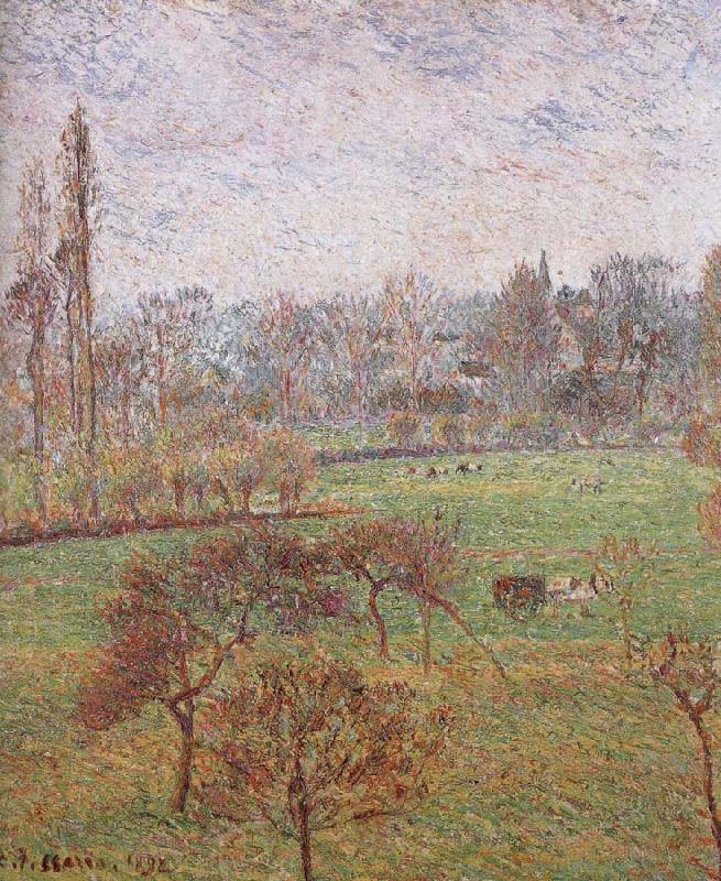 Camille Pissarro autumn morning France oil painting art